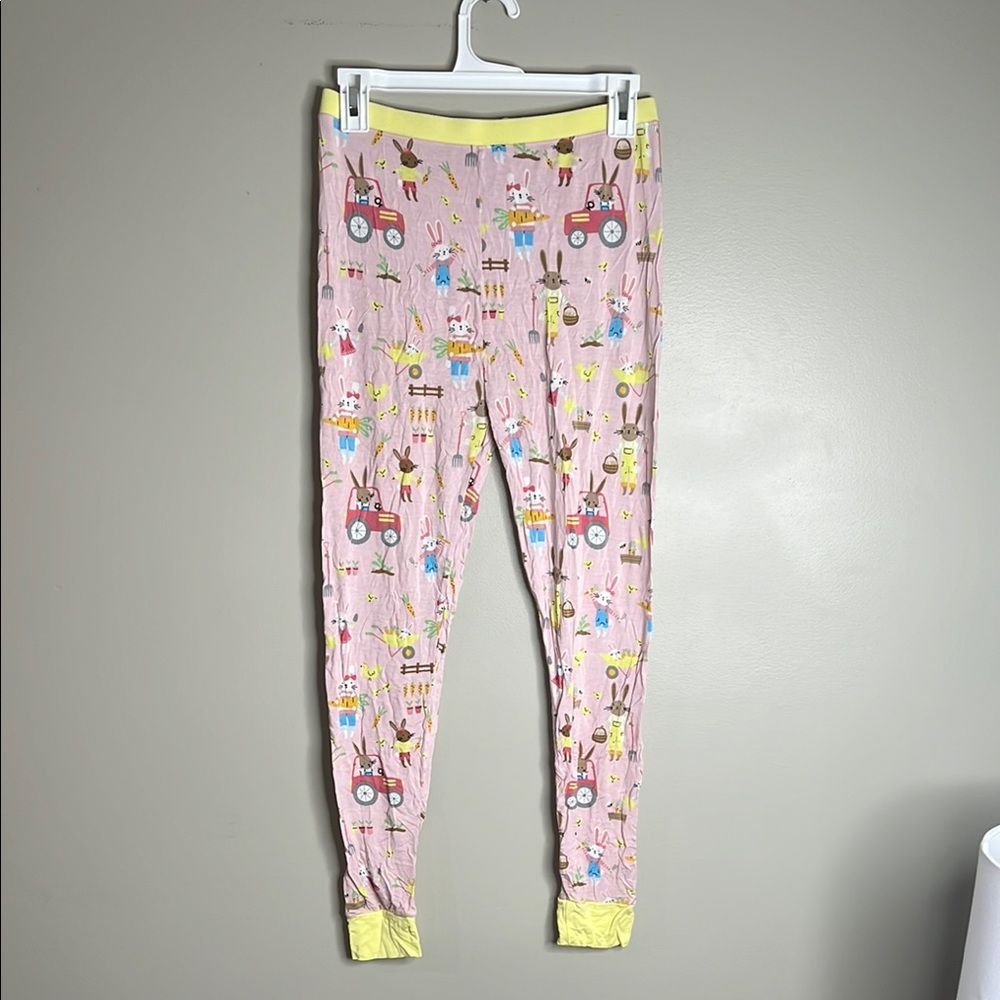 Little Sleepies Pink Pajama Set with Bunny Print Kids 16 - Picture 5 of 7